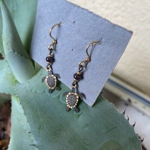 Turtle earrings